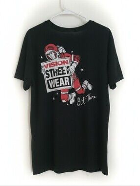 Rare Vision Street Wear Black Shirt Size Large